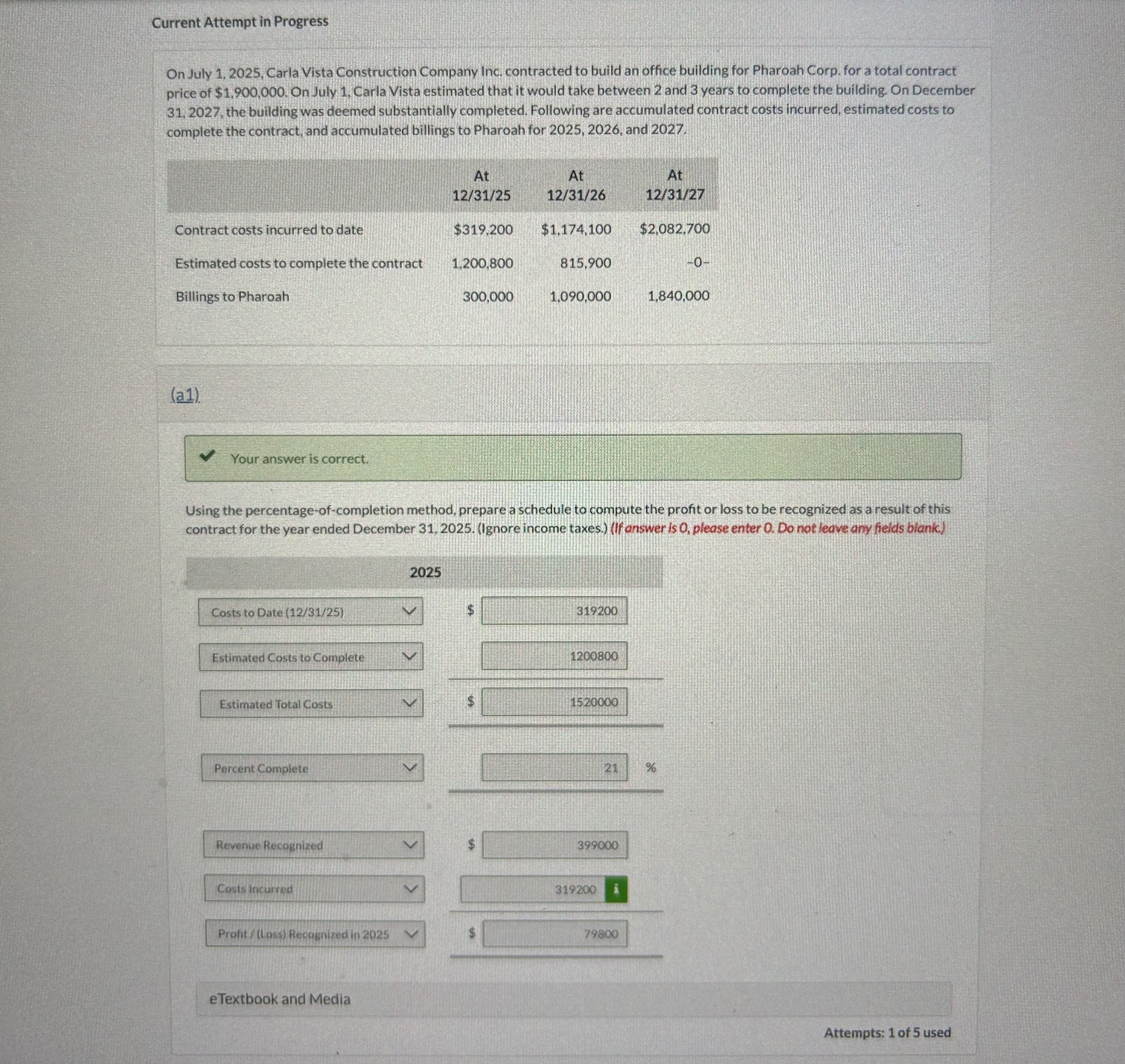 On July 1 , 2 0 2 5 , Carla Vista Construction