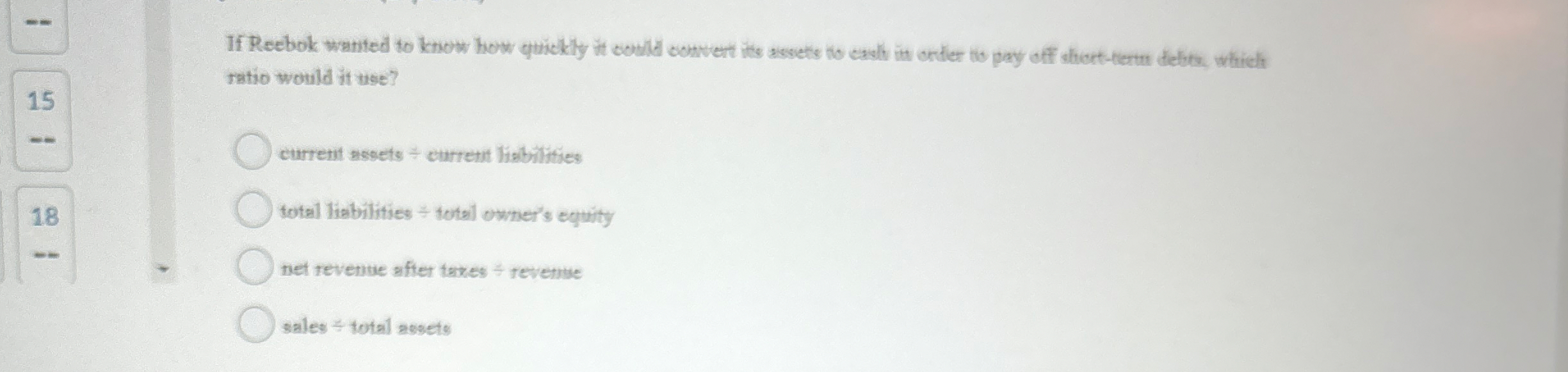 If Reebok wanted to know how quickly it could