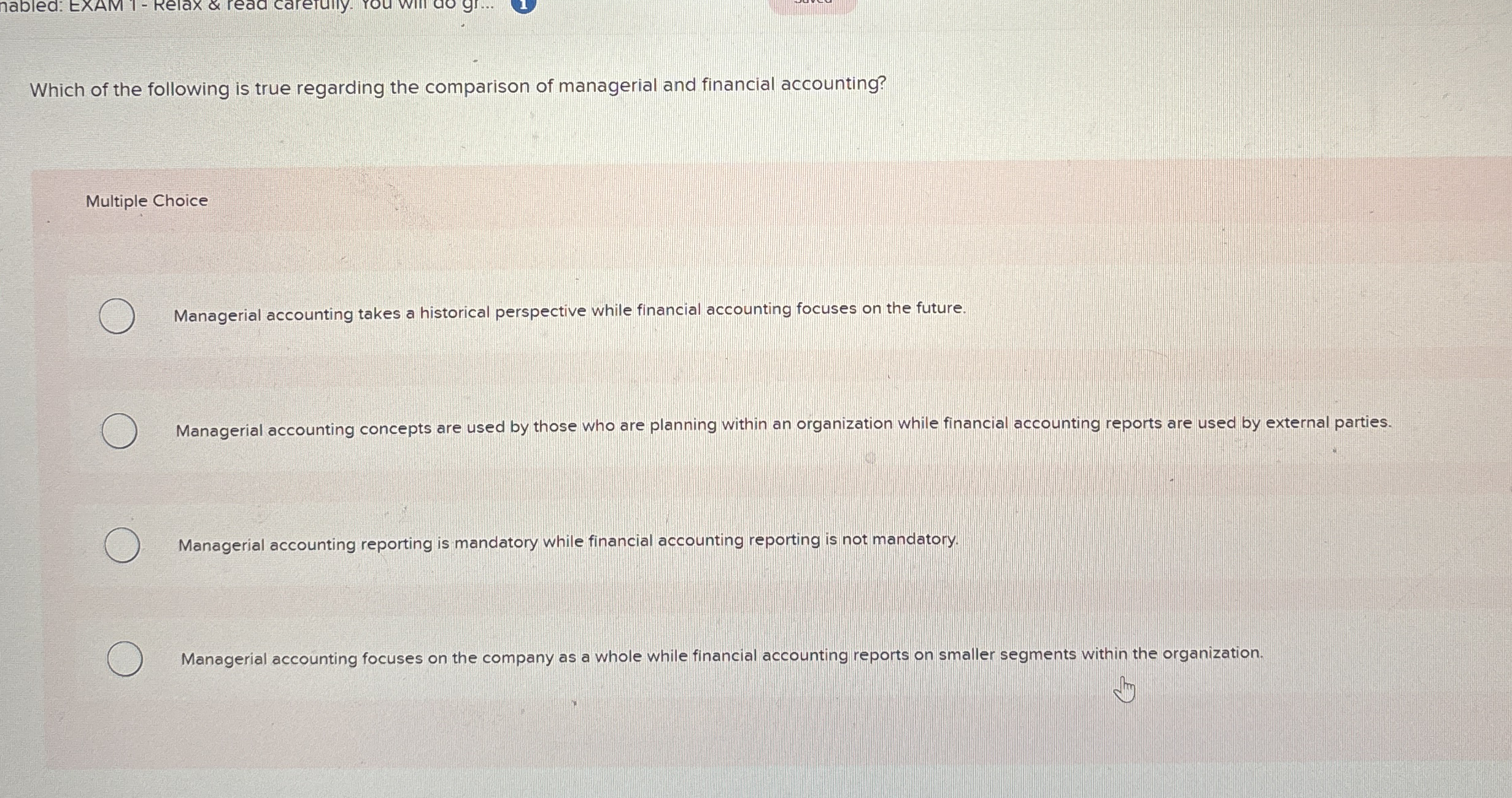 Which of the following is true regarding the