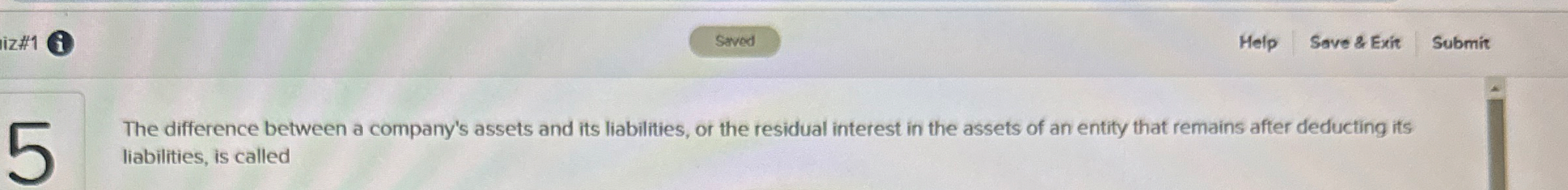 iz# 1 1 Help Save & Exit Submit The difference