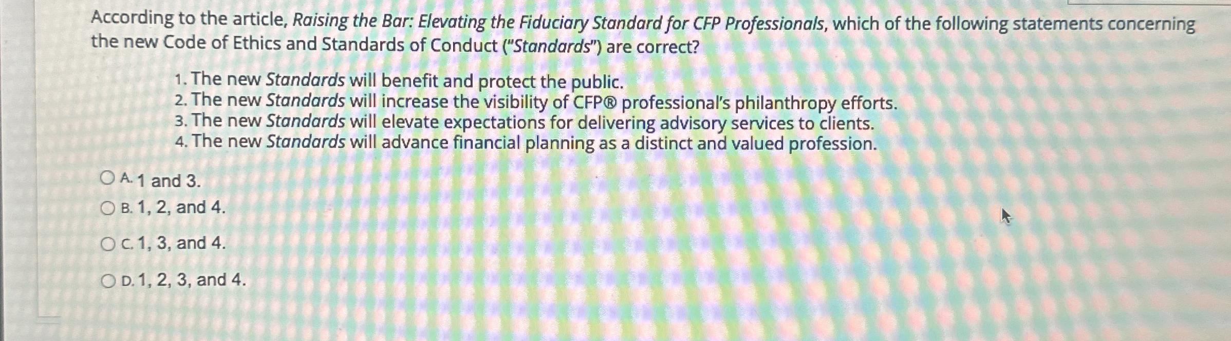 According to the article, Raising the Bar: