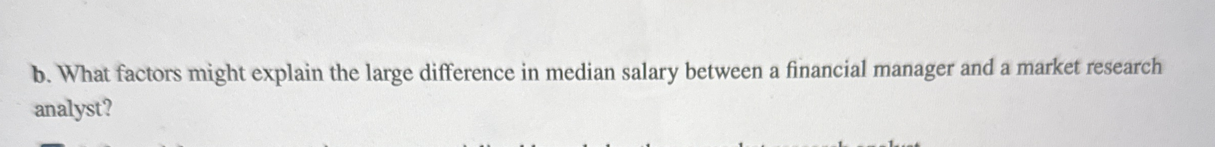b . What factors might explain the large