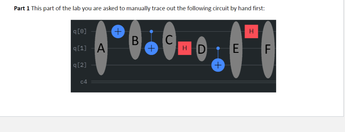 Part 1 This part of the lab you are asked to