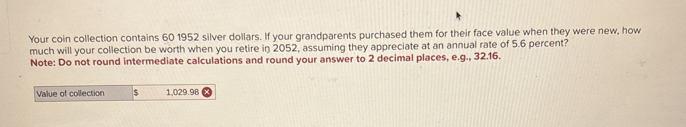 Your coin collection contains 6 0 1 9 5 2 silver