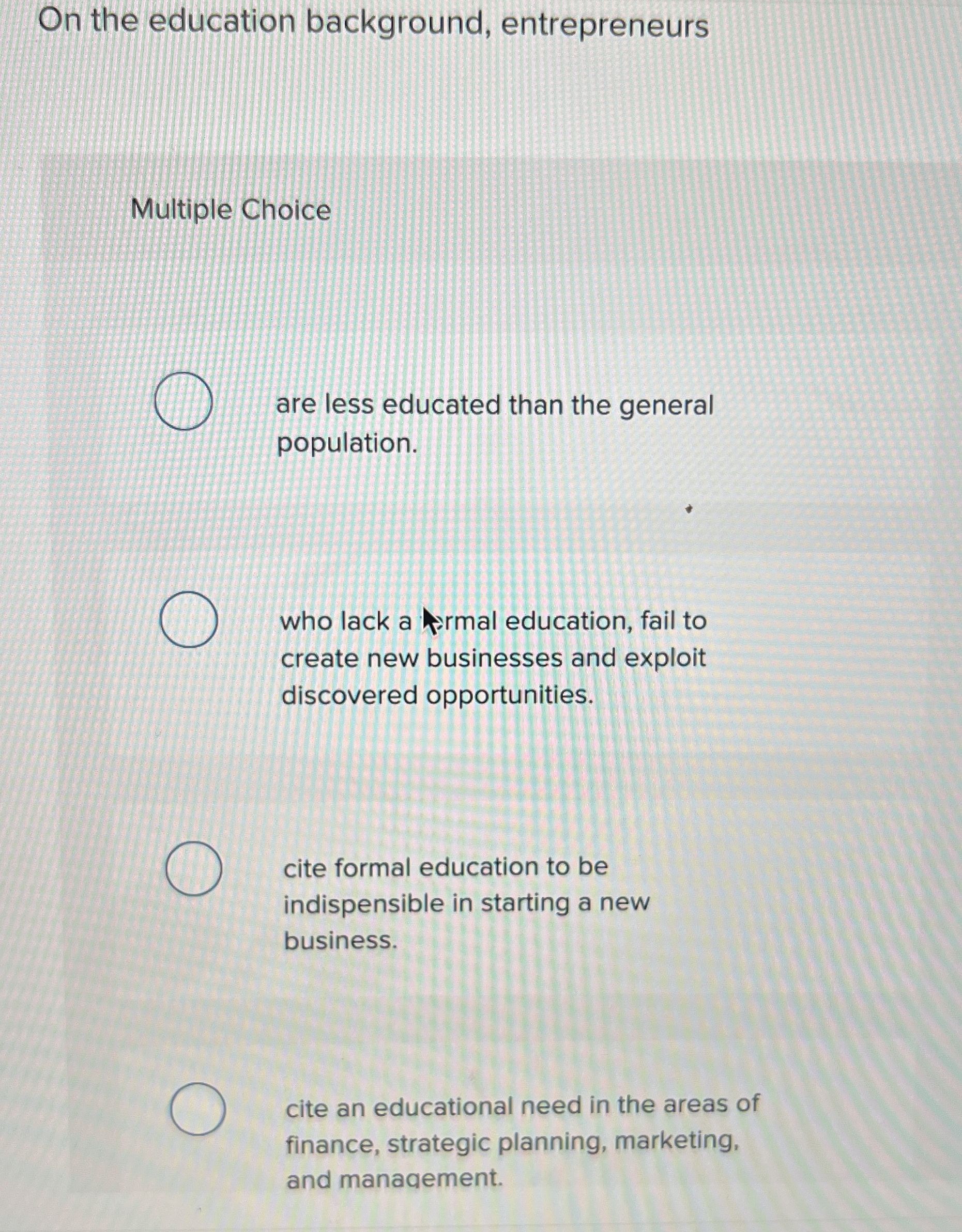 ( i ) The effectuation process starts with what