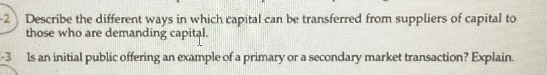 - 2 . Describe the different ways in which