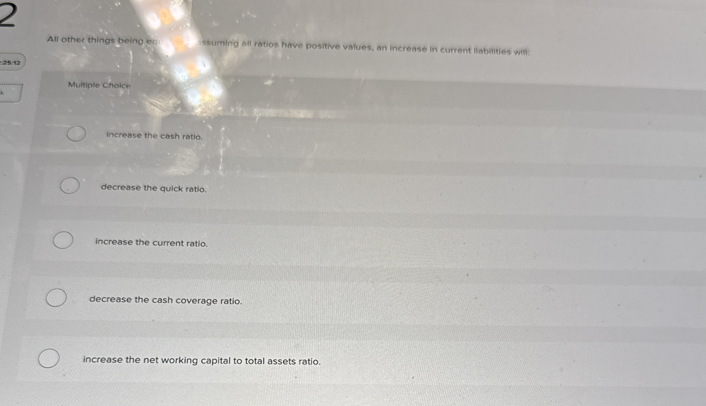 All other things being eci: assuming ail ratios