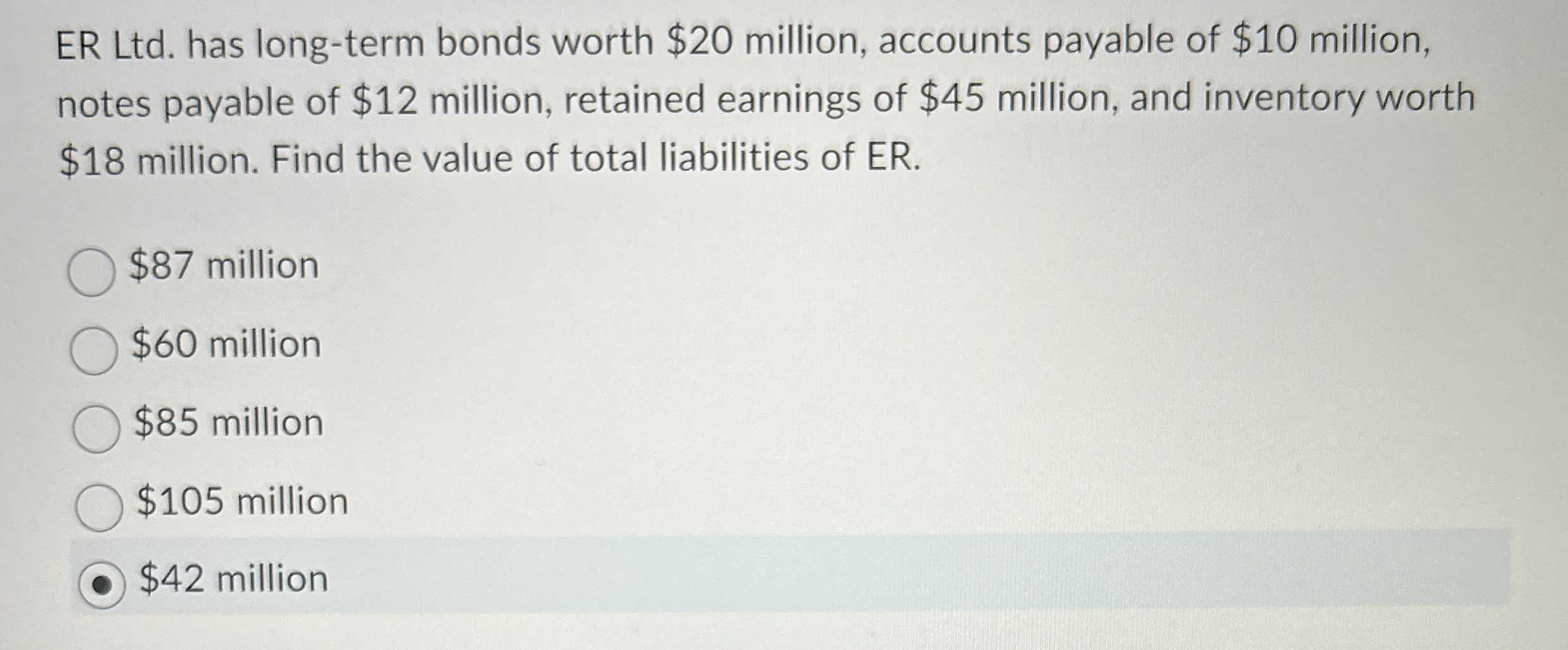 ER Ltd . has long - term bonds worth $ 2 0