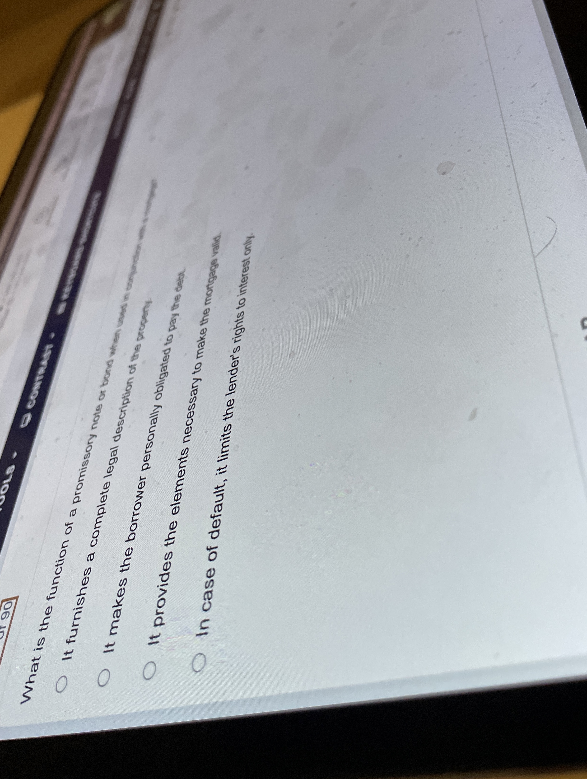 It makes the borrower personally obligated to pay