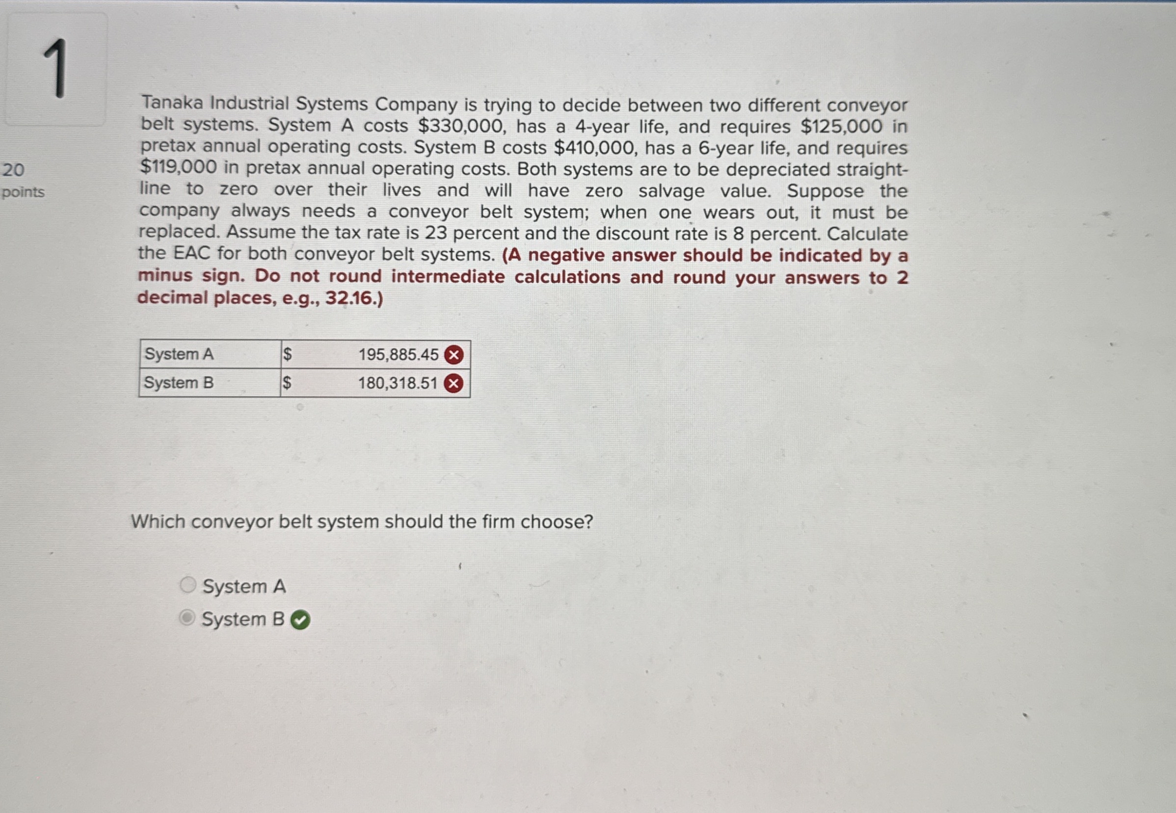 1 2 0 Tanaka Industrial Systems Company is trying
