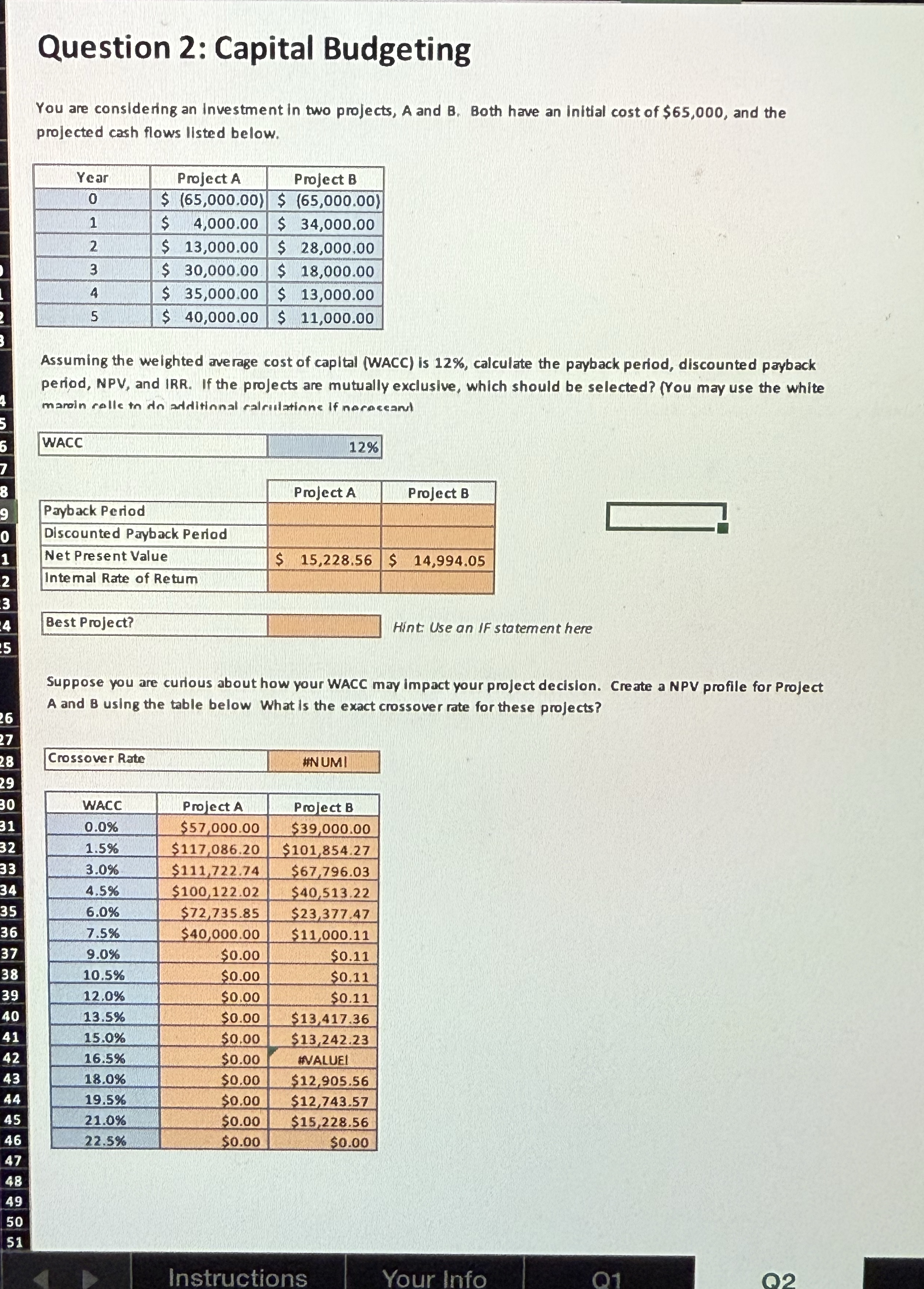 Please help me fill in red squares ( blue was