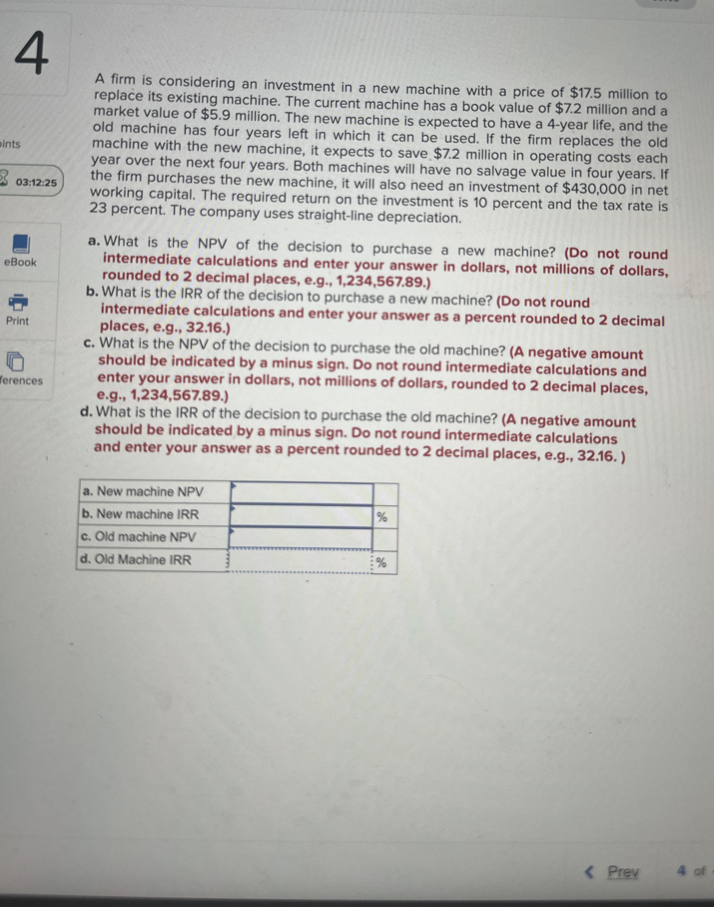 4 ints 0 3 : 1 2 : 2 5 A firm is considering an