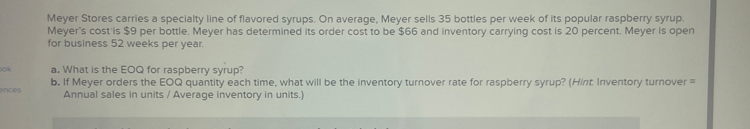 Meyer Stores carries a specialty line of flavored