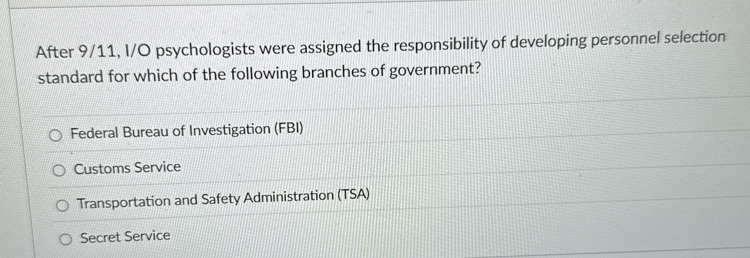 After 9 1 1 , 1 0 psychologists were assigned the