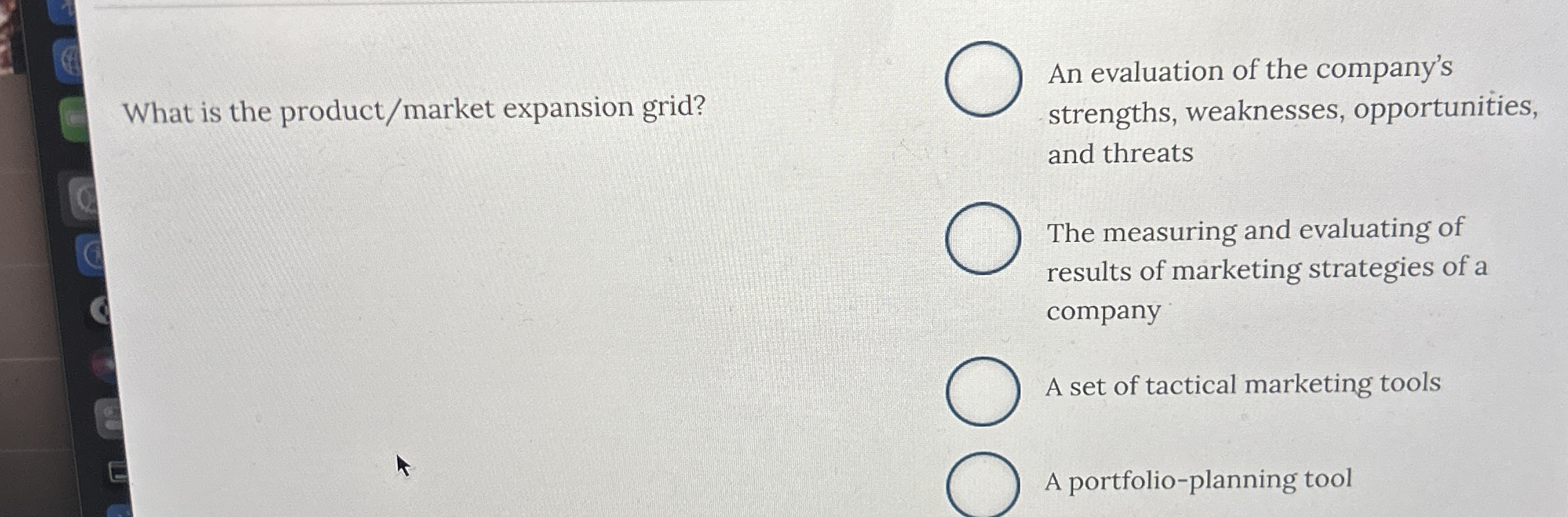 What is the product / market expansion grid? An