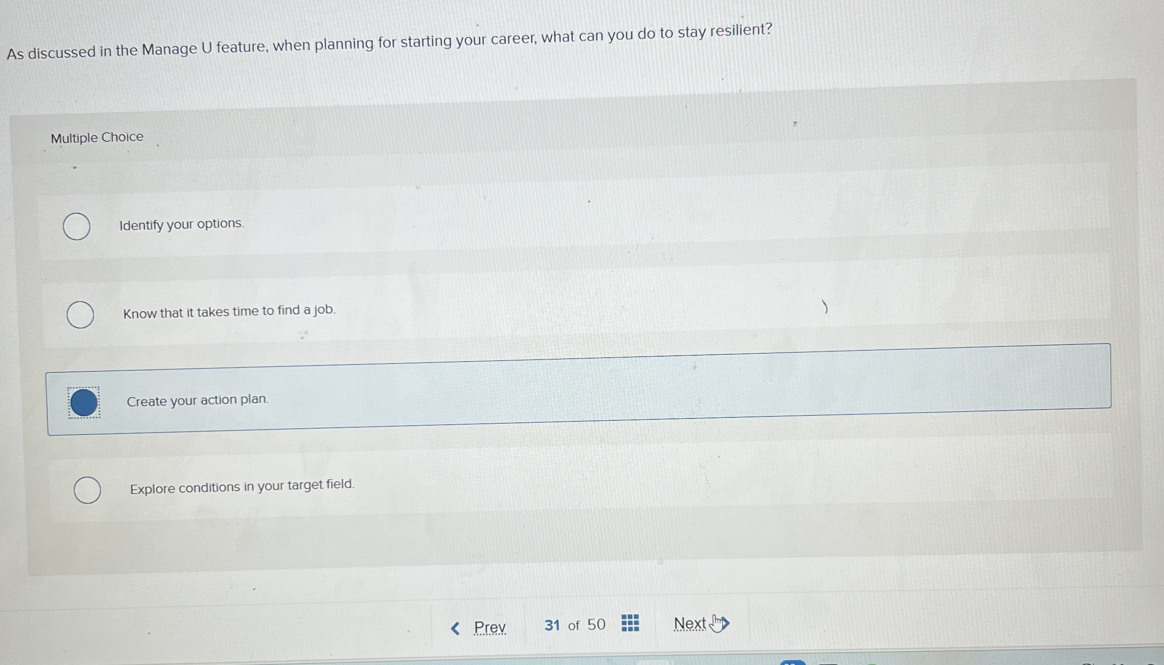 As discussed in the Manage U feature, when