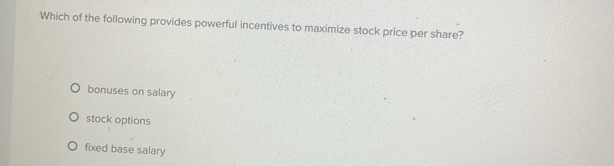 Which of the following provides powerful