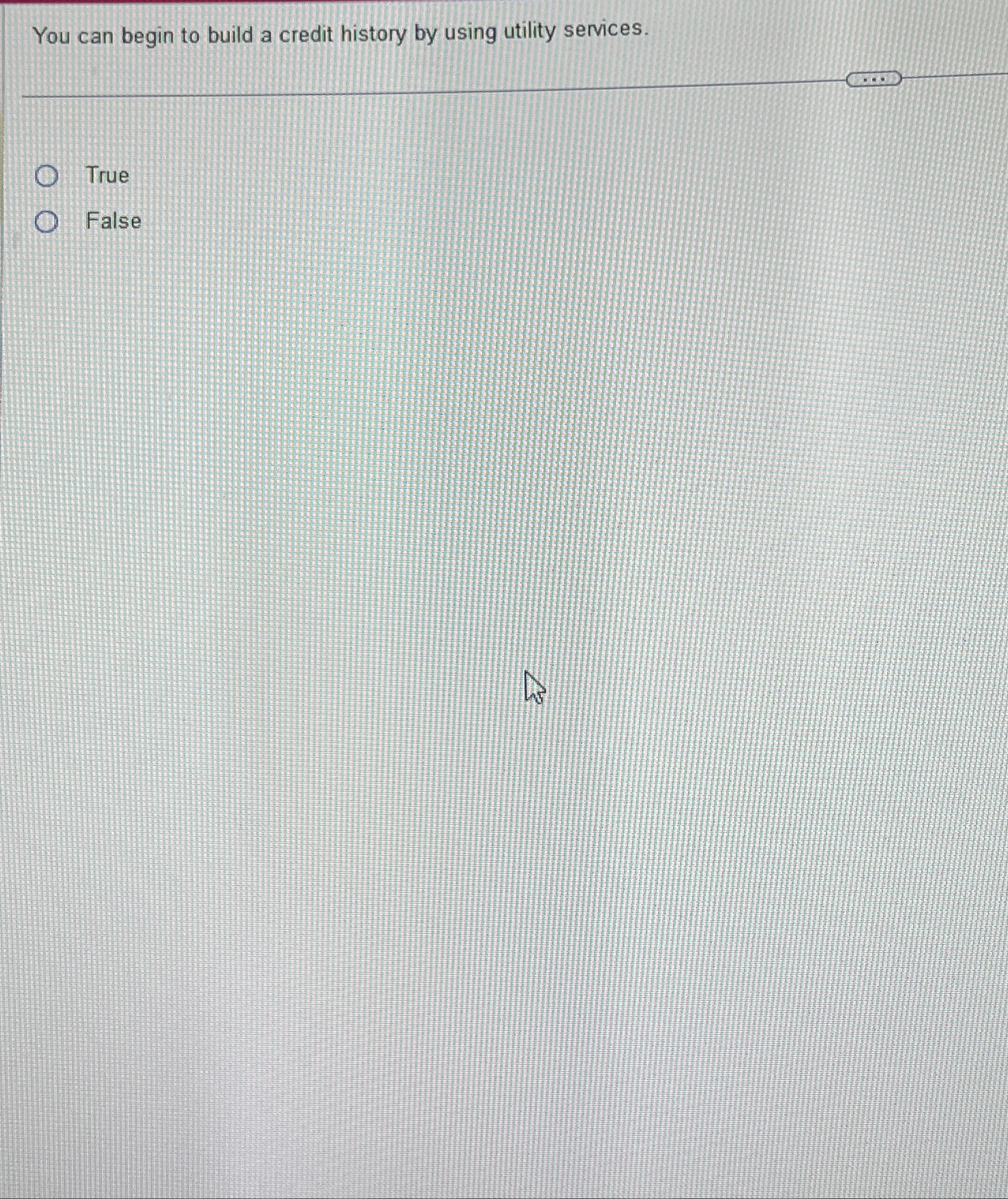 You can begin to build a credit history by using