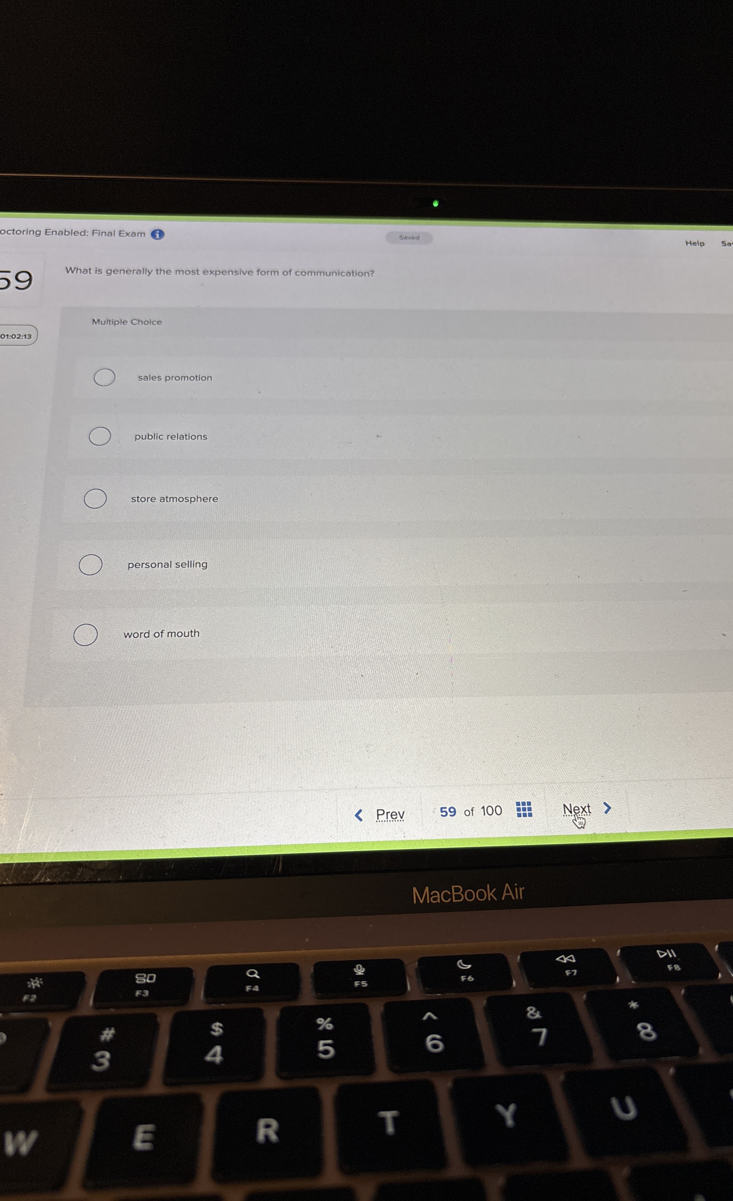 octoring Enabled: Final Exam Help Sa What is