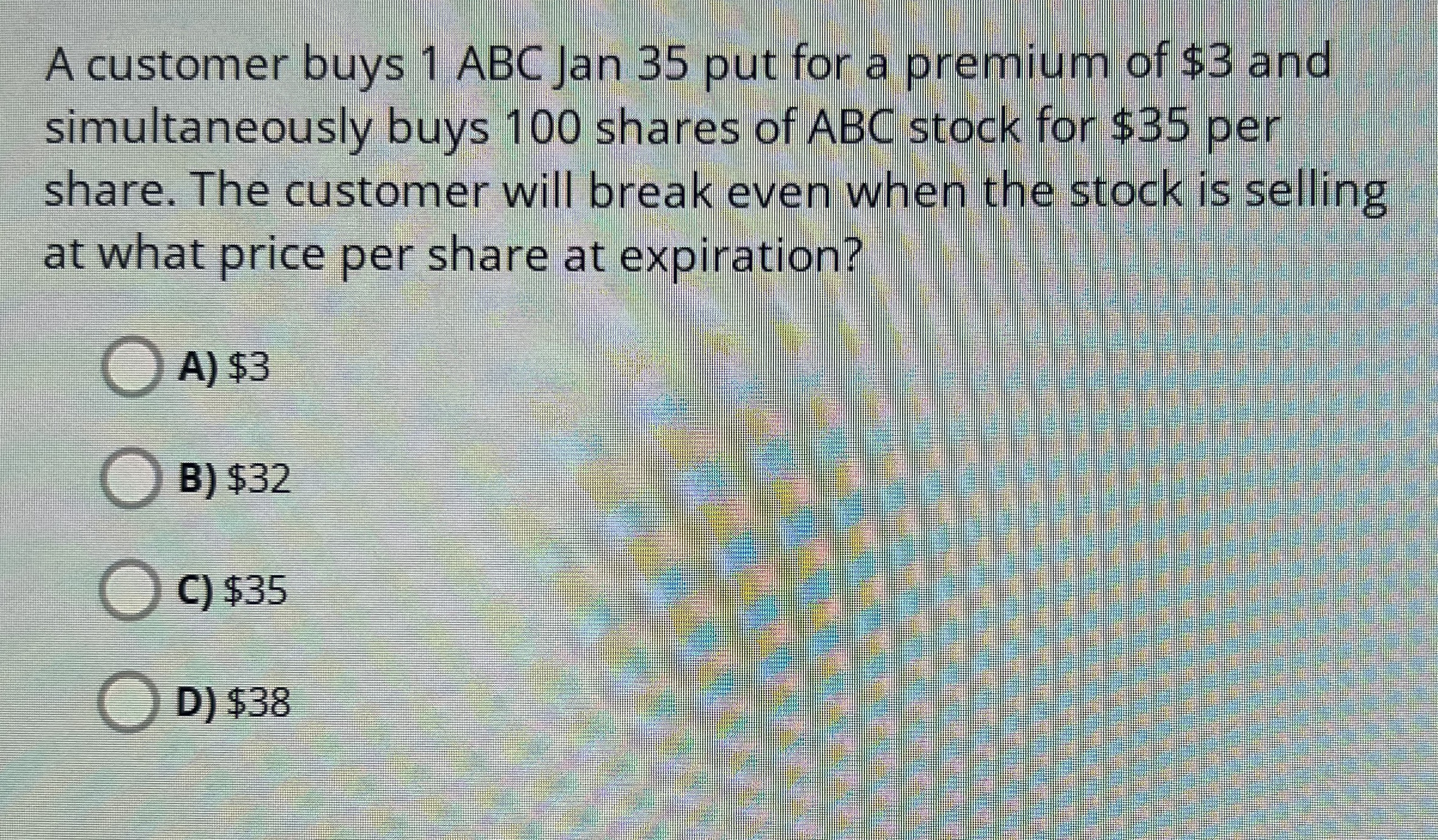 Stability in the value of a debt portfolio is