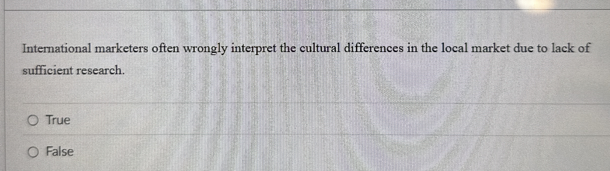 International marketers often wrongly interpret