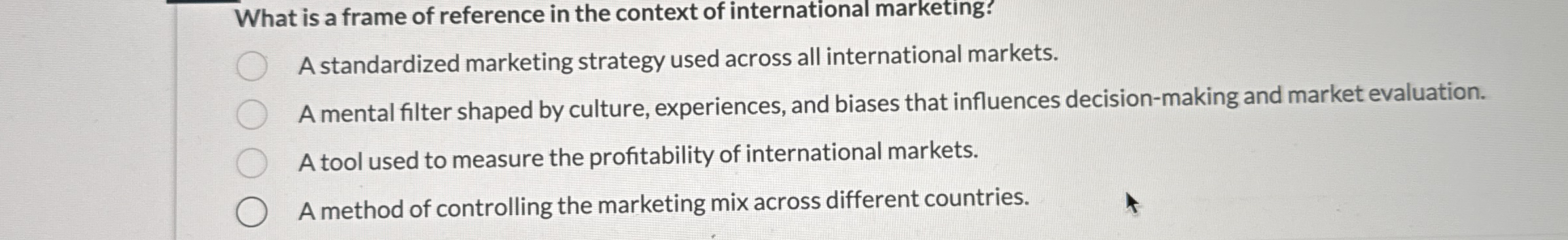 What is a frame of reference in the context of