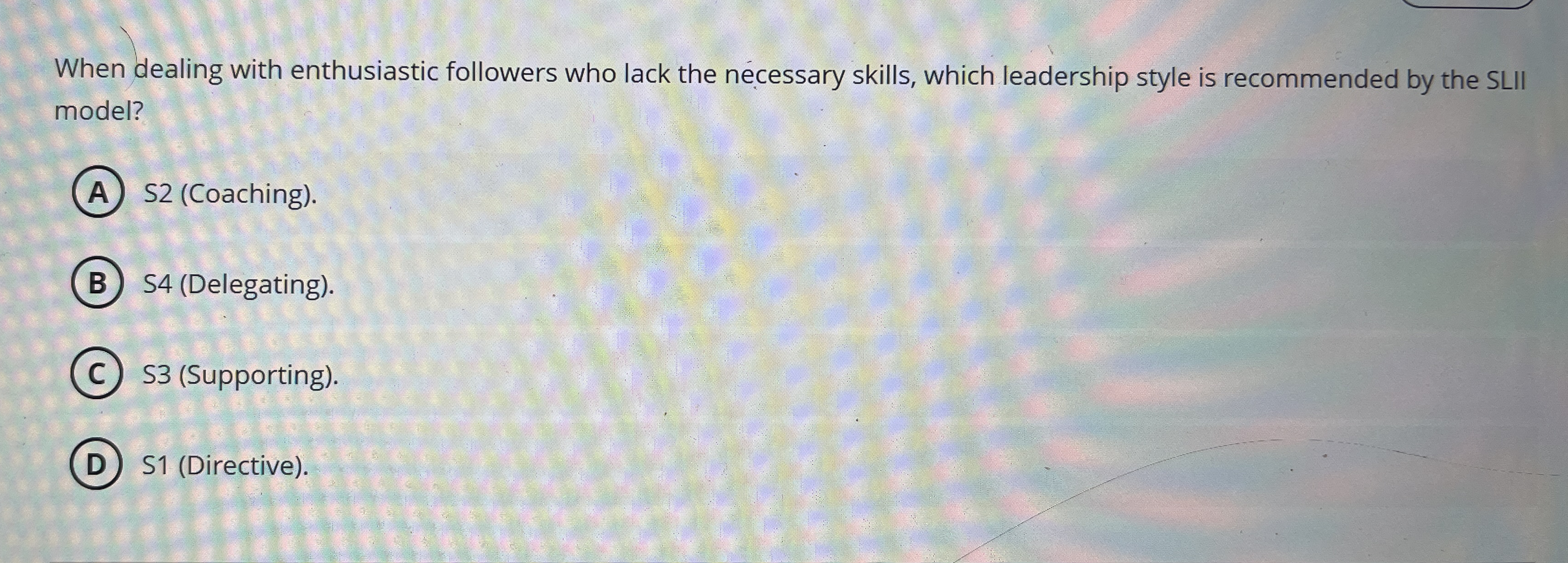 When dealing with enthusiastic followers who lack