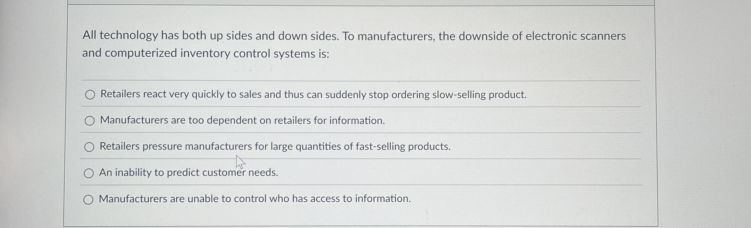 All technology has both up sides and down sides.