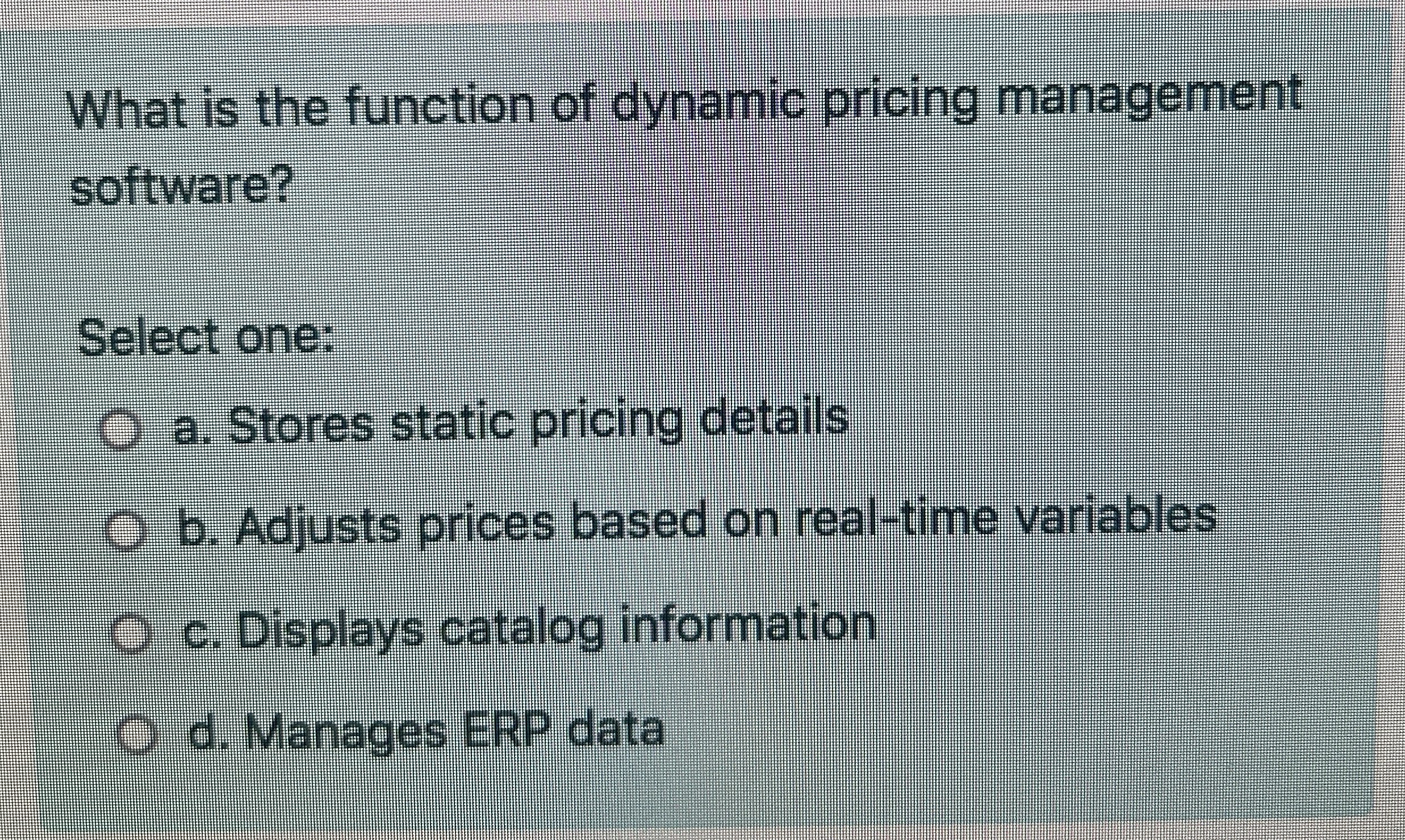 What is the function of dynamic pricing