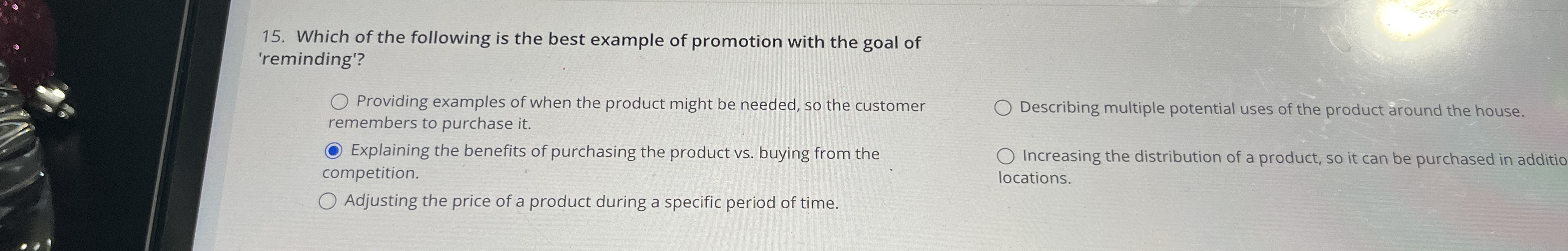 Which of the following is the best example of