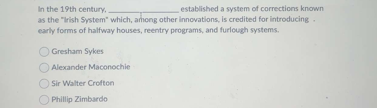 In the 1 9 th century, q , established a system