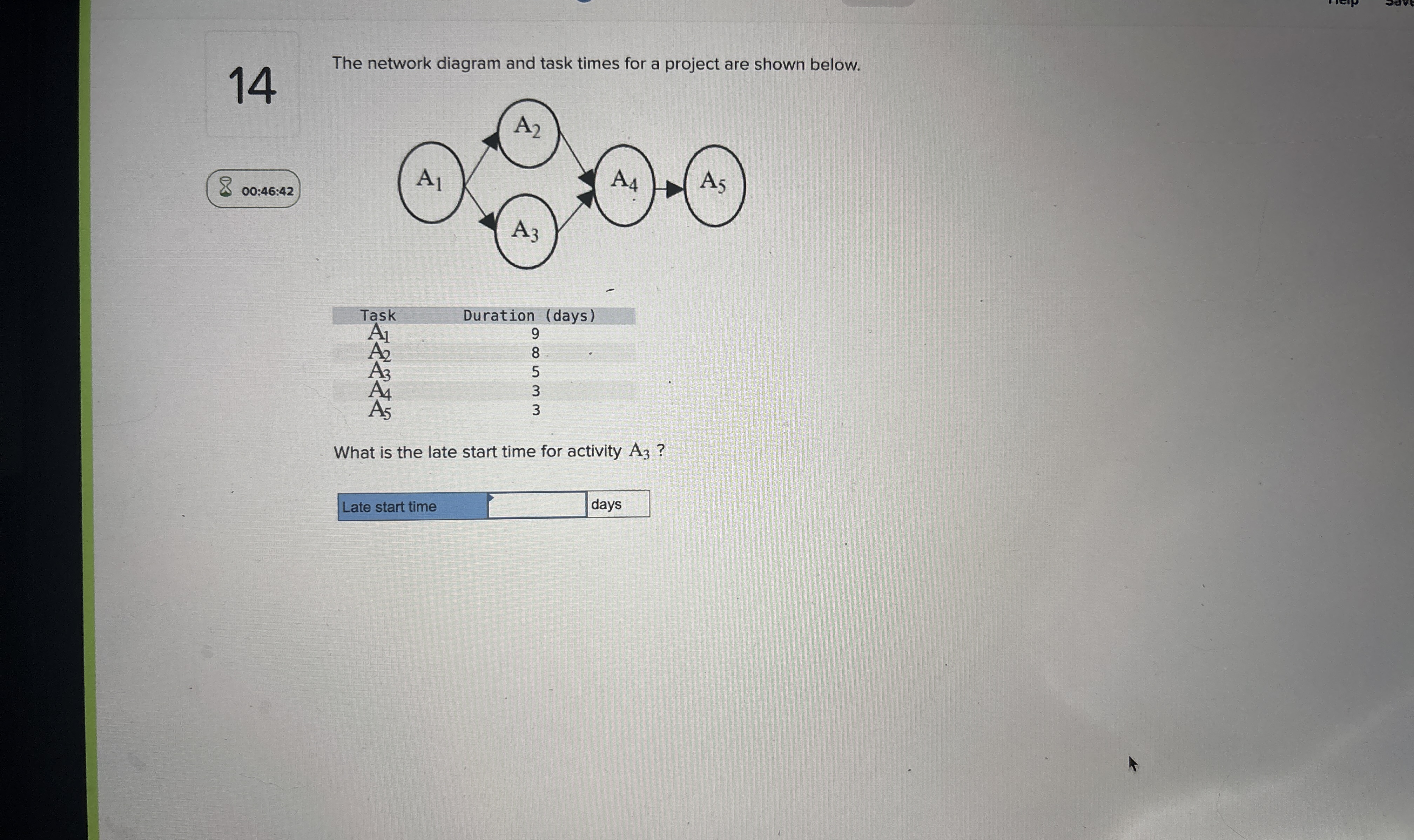 1 4 0 0 : 4 6 : 4 2 The network diagram and task