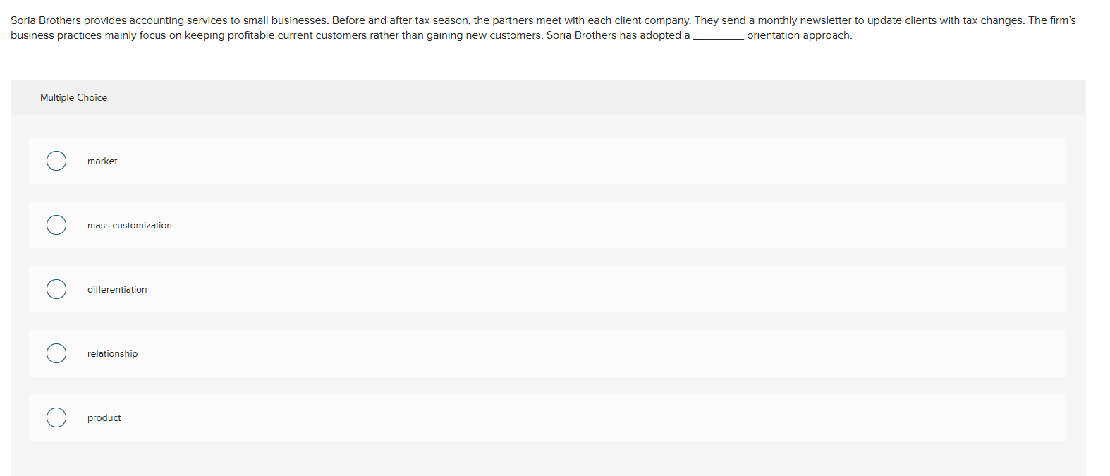 business practices mainly focus on keeping