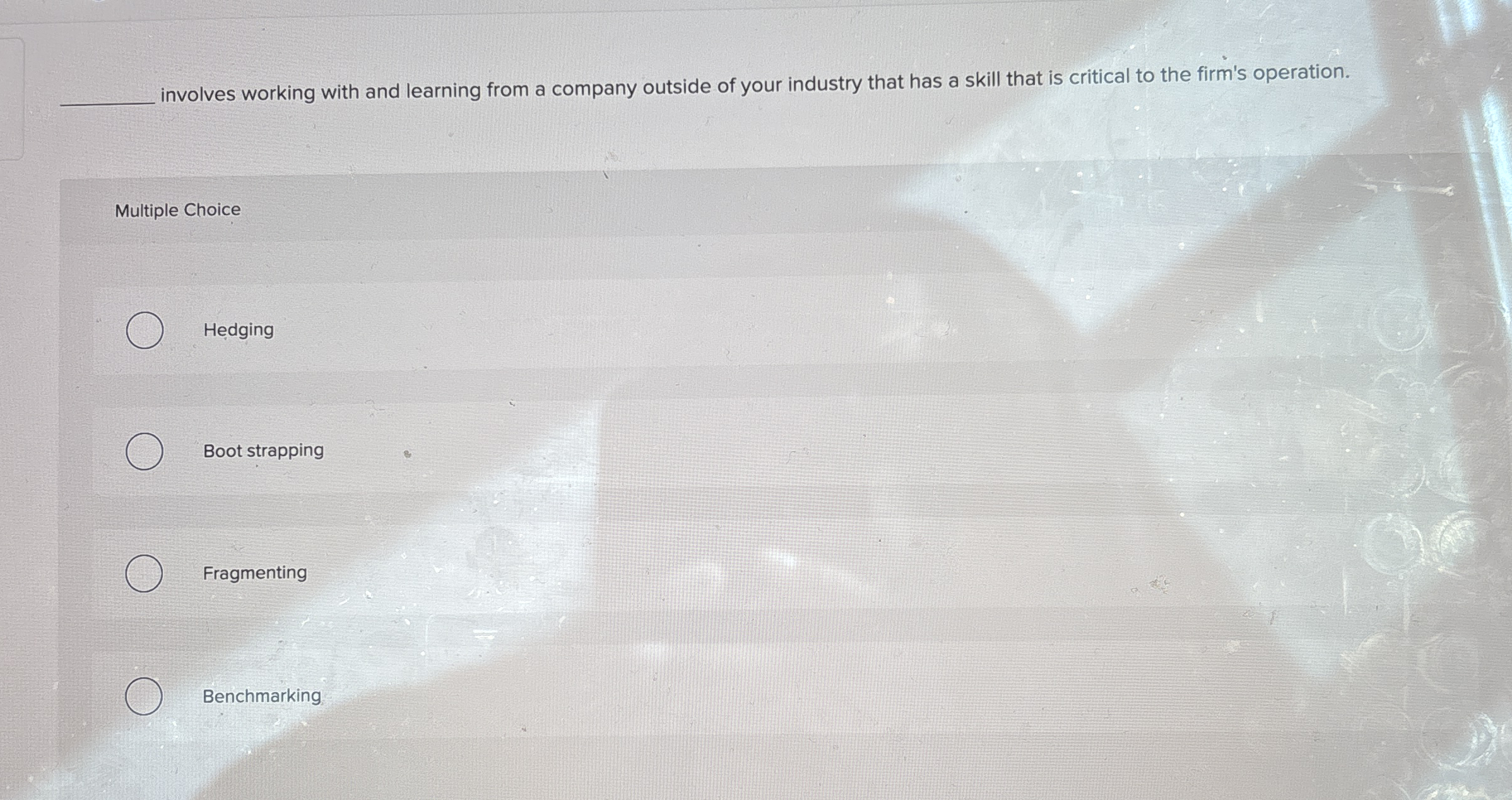 q , involves working with and learning from a