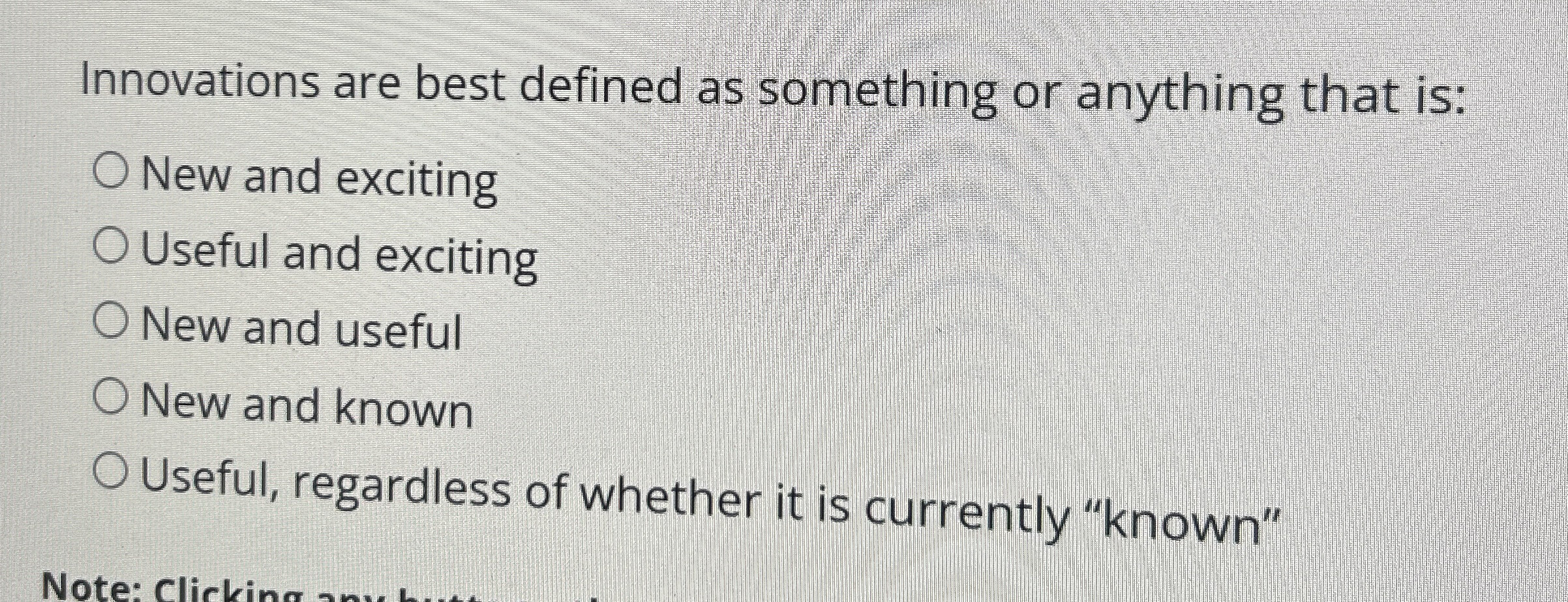 Innovations are best defined as something or