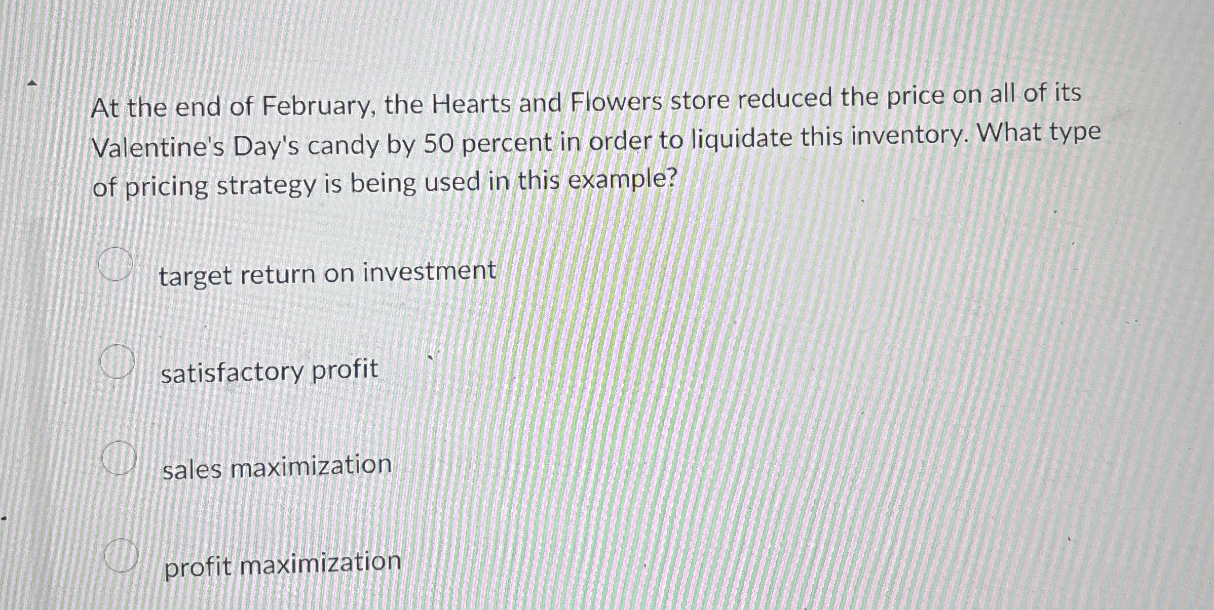 At the end of February, the Hearts and Flowers