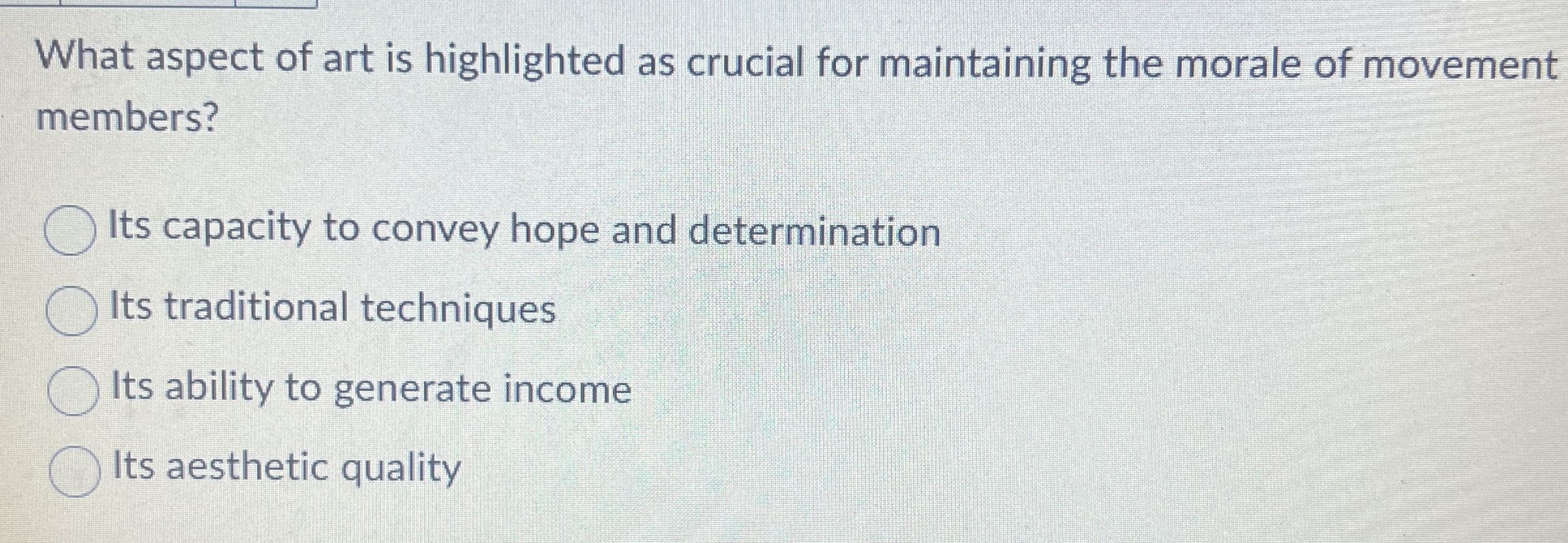 What aspect of art is highlighted as crucial for