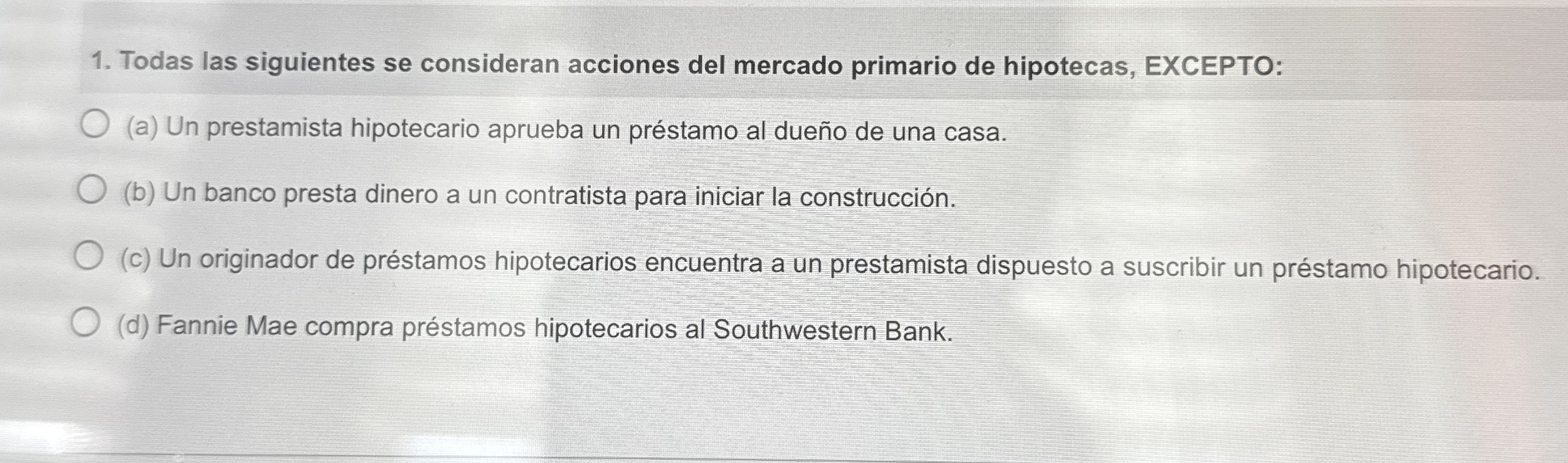 Todas las siguientes se consideran acciones del