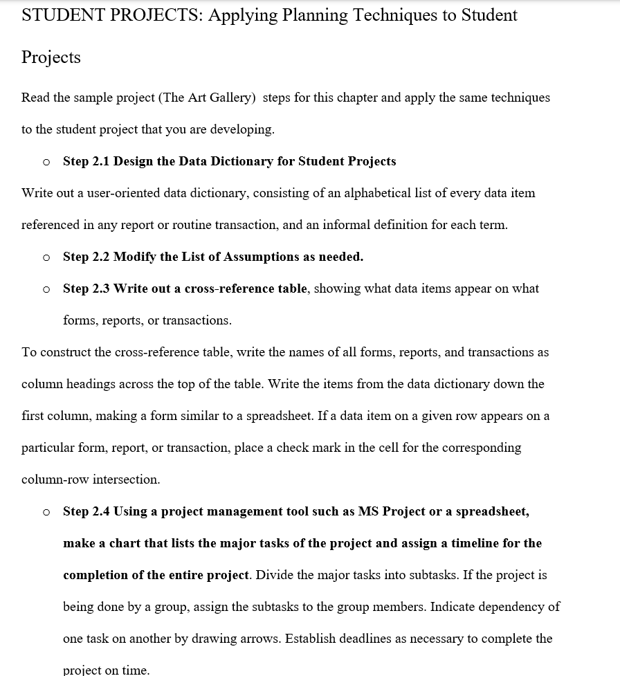 STUDENT PROJECTS: Applying Planning Techniques to