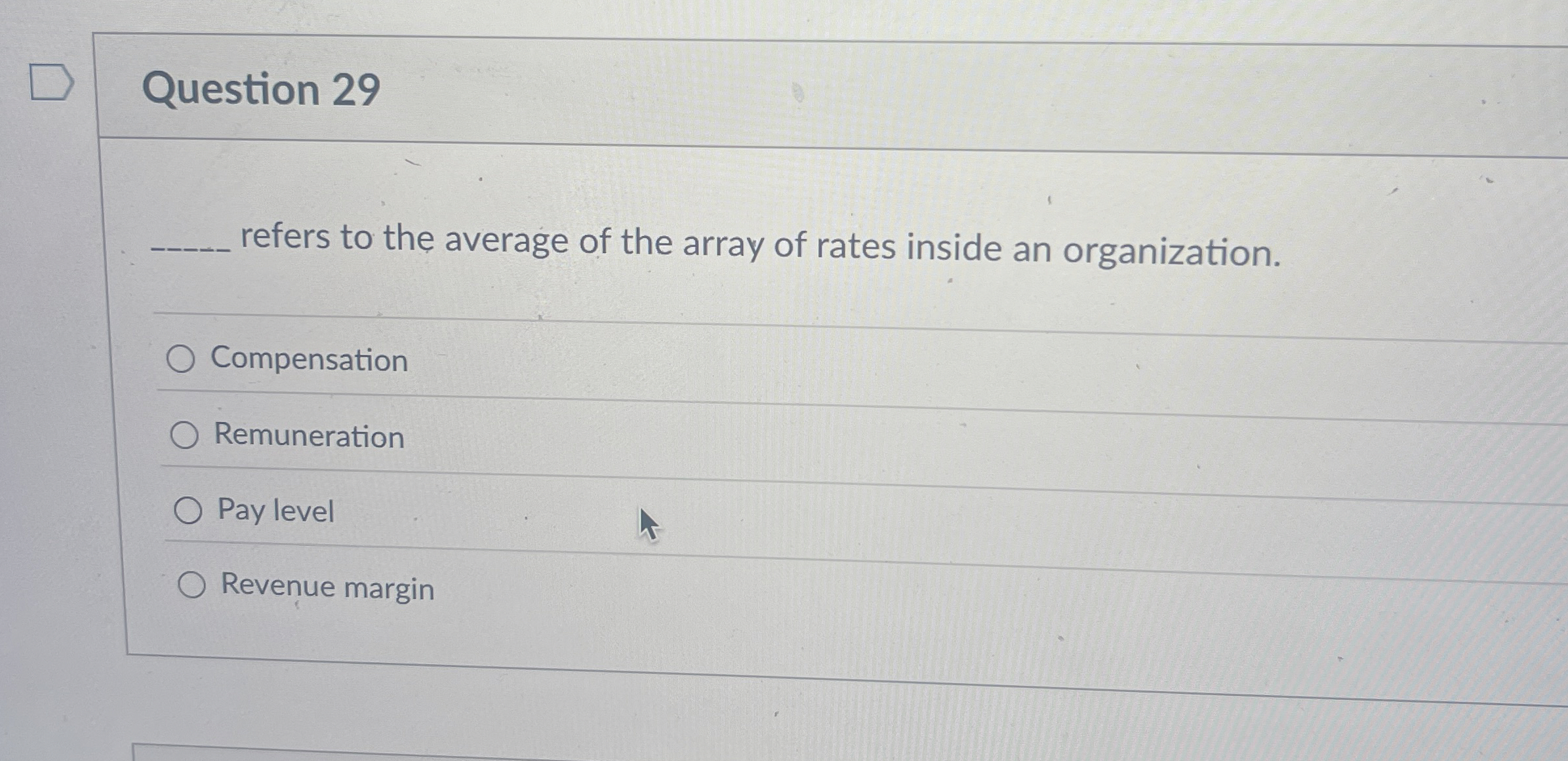 Question 2 9 refers to the average of the array