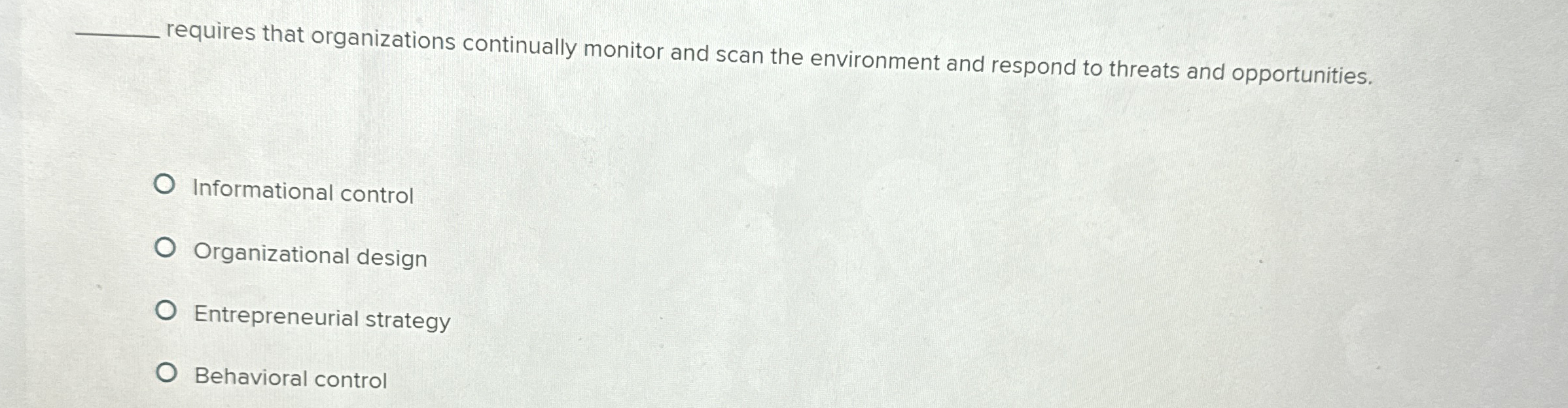 requires that organizations continually monitor