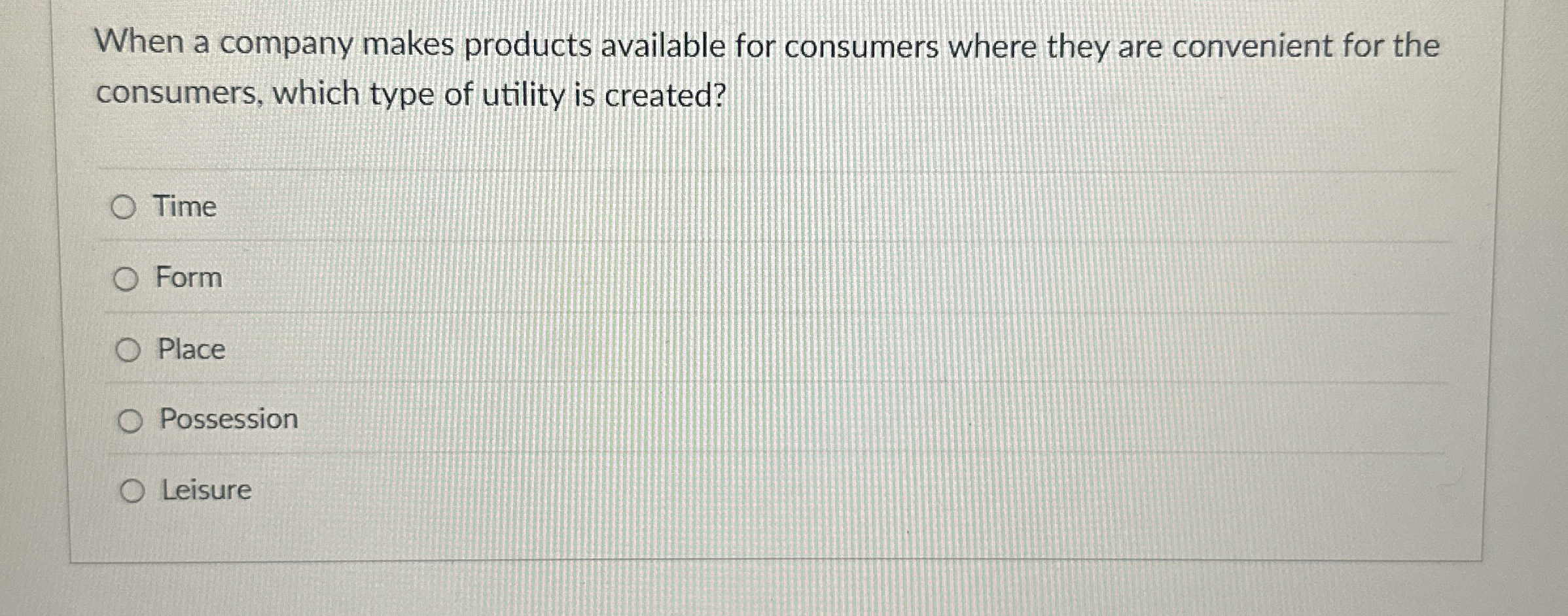 When a company makes products available for