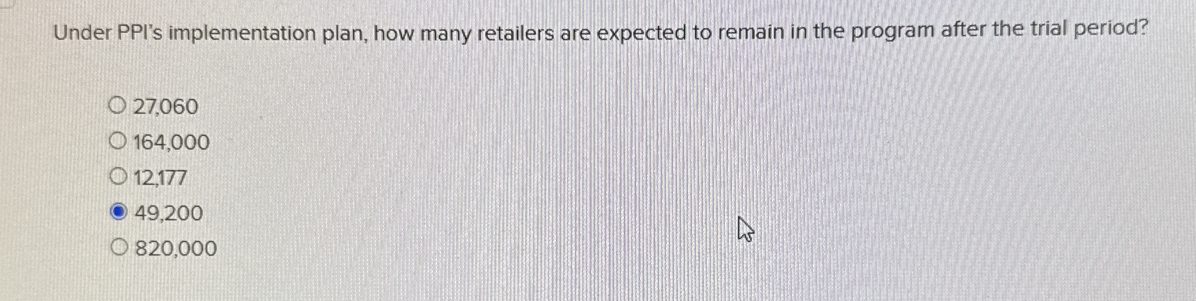 Under PPI's implementation plan, how many