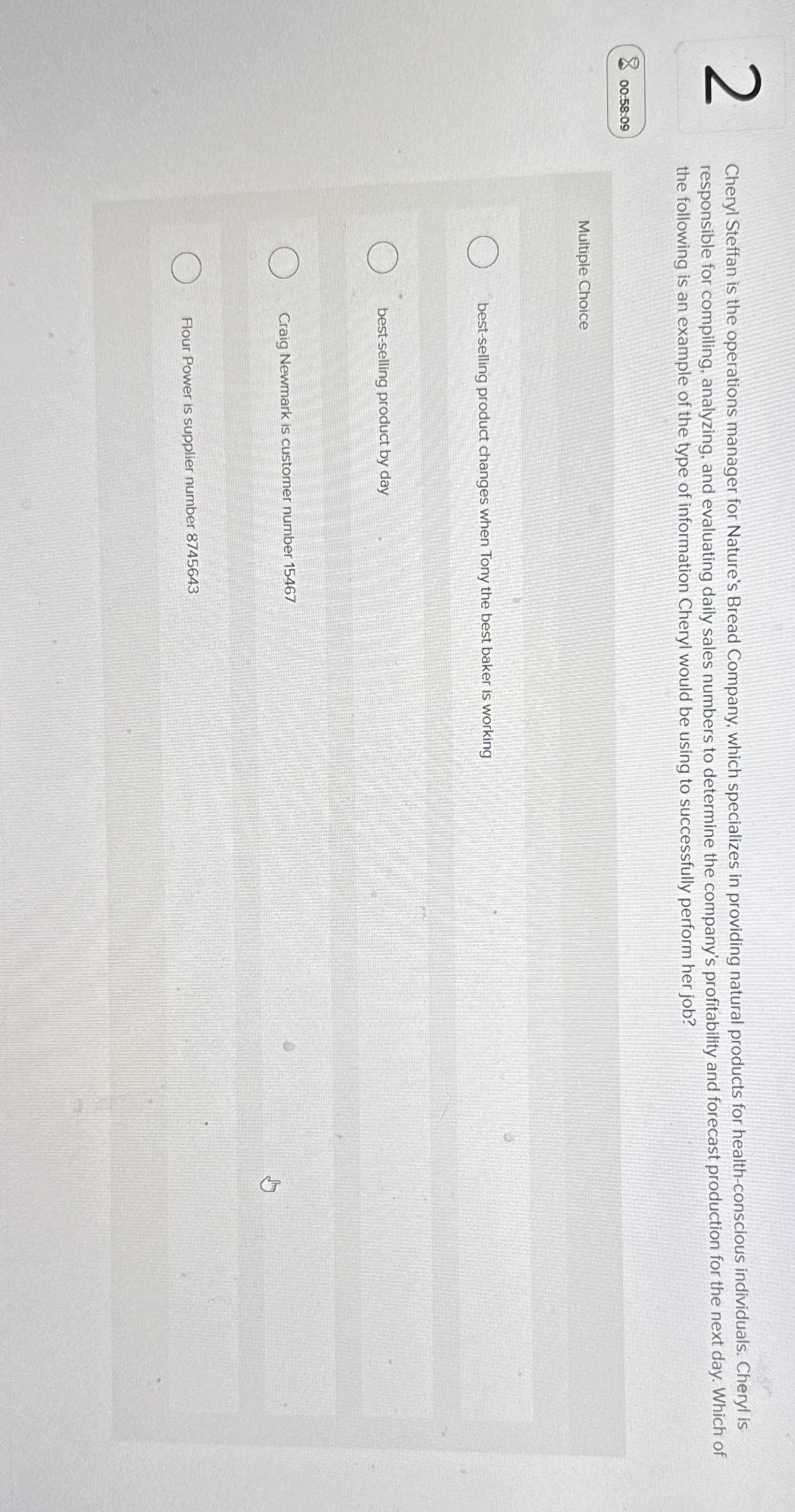 2 Cheryl Steffan is the operations manager for