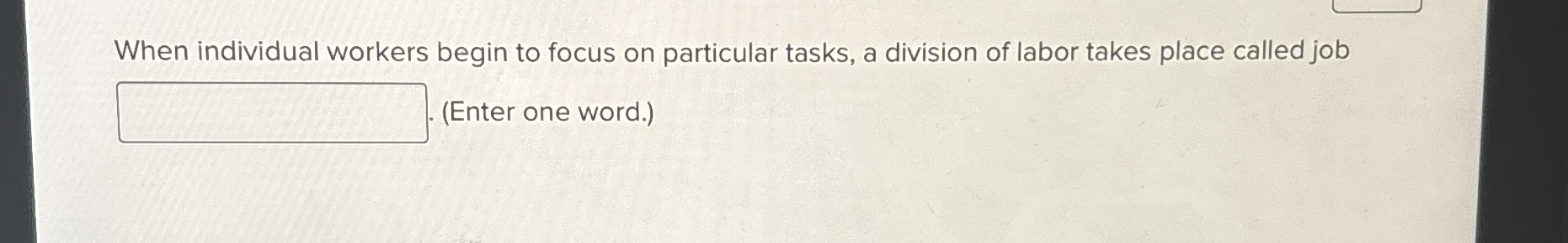 When individual workers begin to focus on