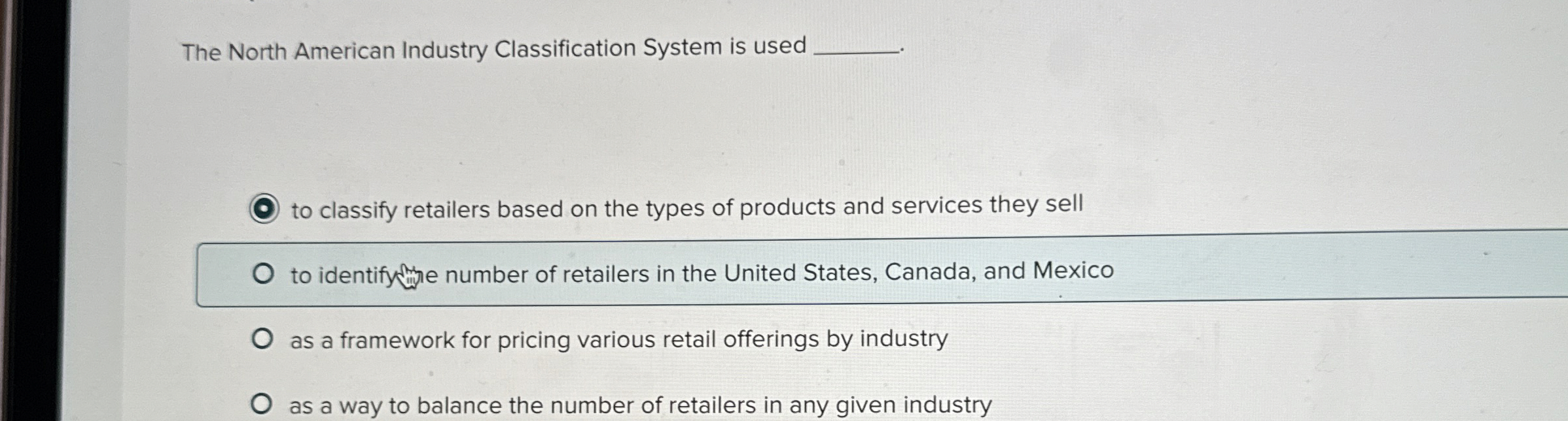 The North American Industry Classification System