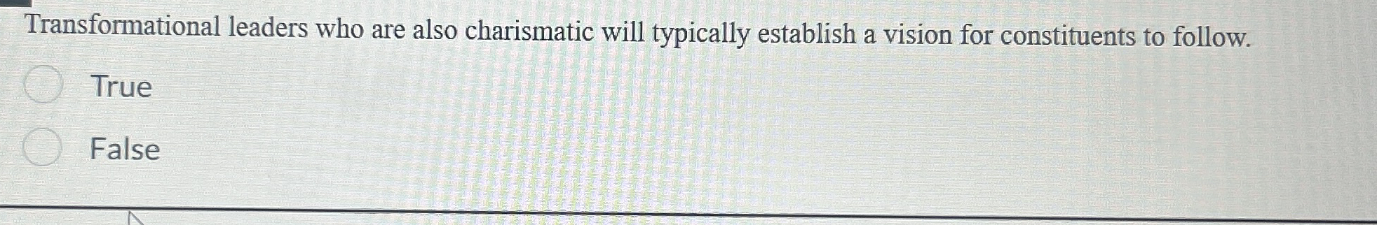 Transformational leaders who are also charismatic