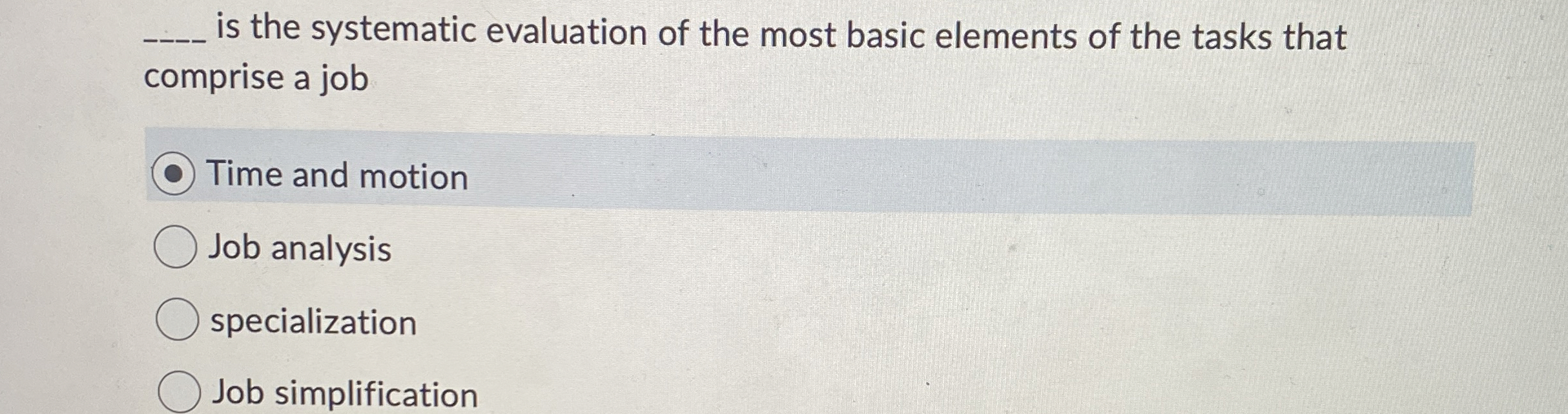 q , is the systematic evaluation of the most