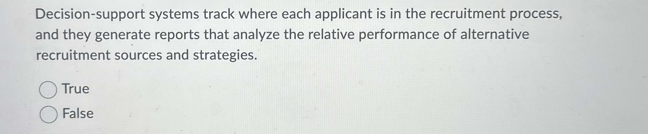 Decision - support systems track where each