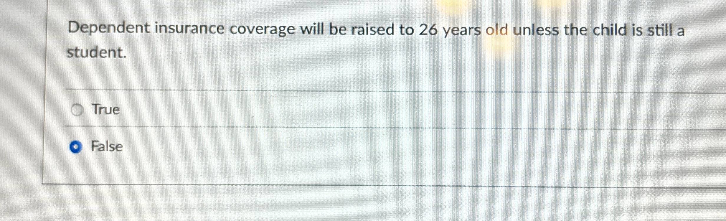 Dependent insurance coverage will be raised to 2